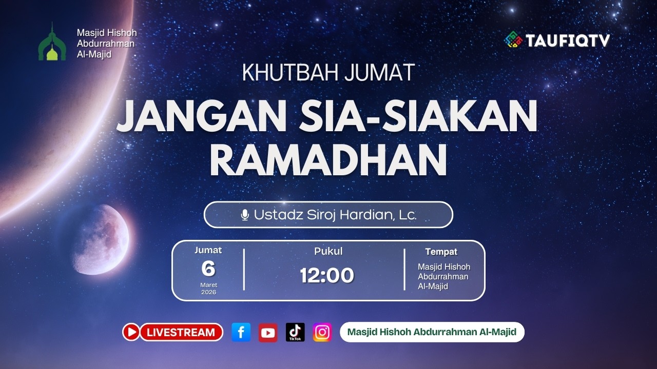 🔴LIVE Khutbah Jumat 