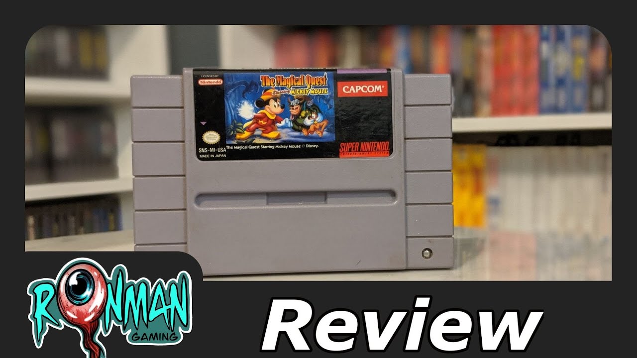 The Magical Quest Starring Mickey Mouse SNES Review - RonMan Gaming