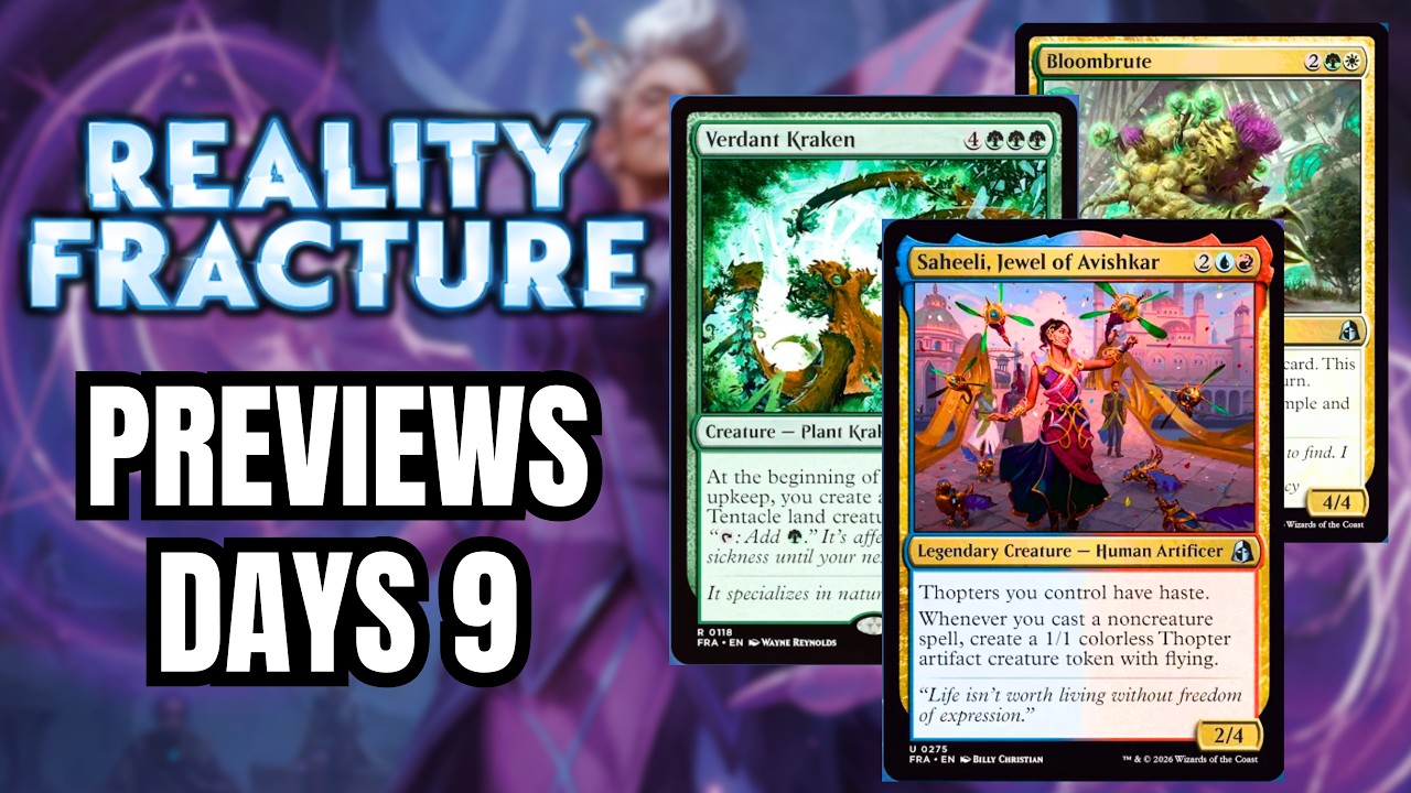 Wild, Unique Card Designs | MTG Reality Fracture Day 9 Previews Spoilers