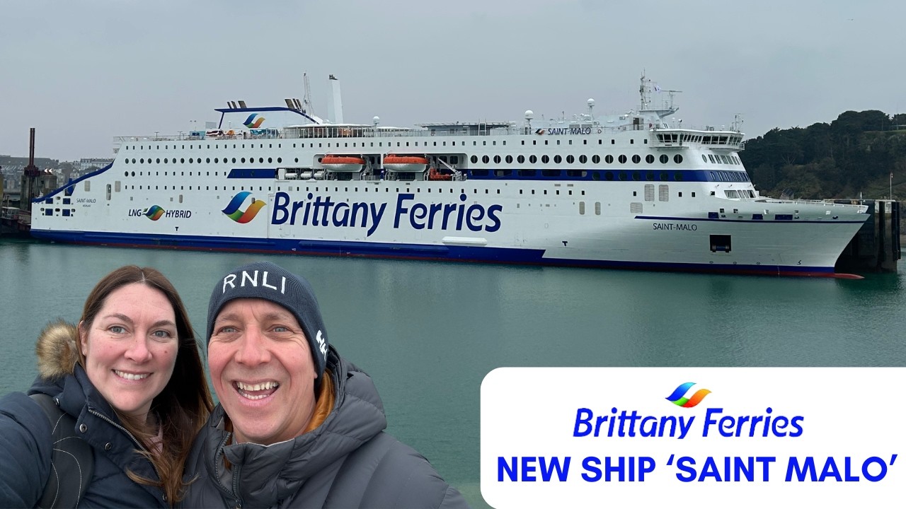 TOUR OF 'SAINT MALO' - BRITTANY FERRIES NEWEST SHIP - PORTSMOUTH TO ST. MALO - LUXURY AT SEA