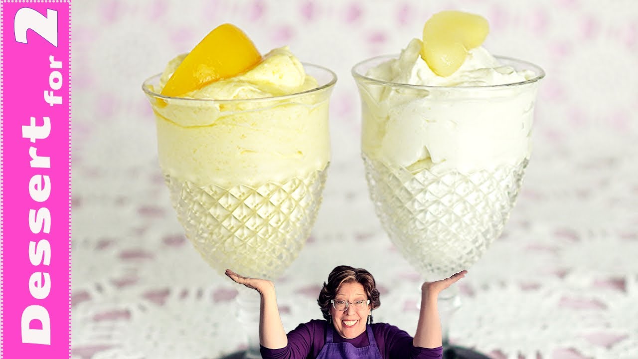 How to make Peach Mousse for TWO and Pear Mousse for TWO Jazzed Up
