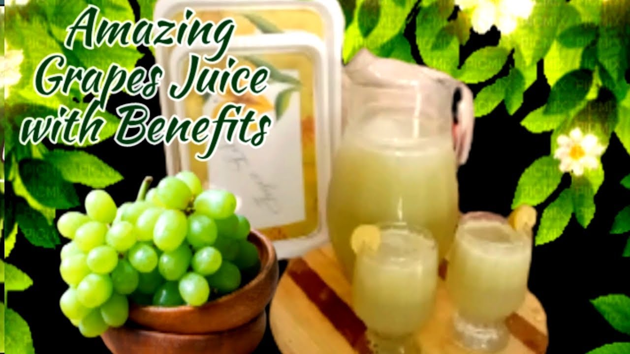 Grapes Juice Recipe | Summer Special Grapes Juice | How to make Grapes Juice | Grapes Benefits