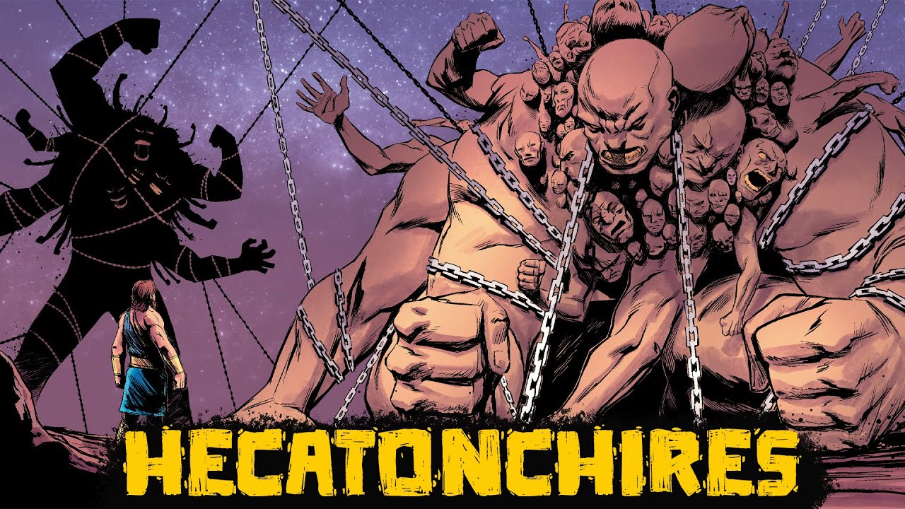 Hécatonchires: Les Puissantes Créatures de la Mythologie Grecque - Histoire et Mythologie en BD
