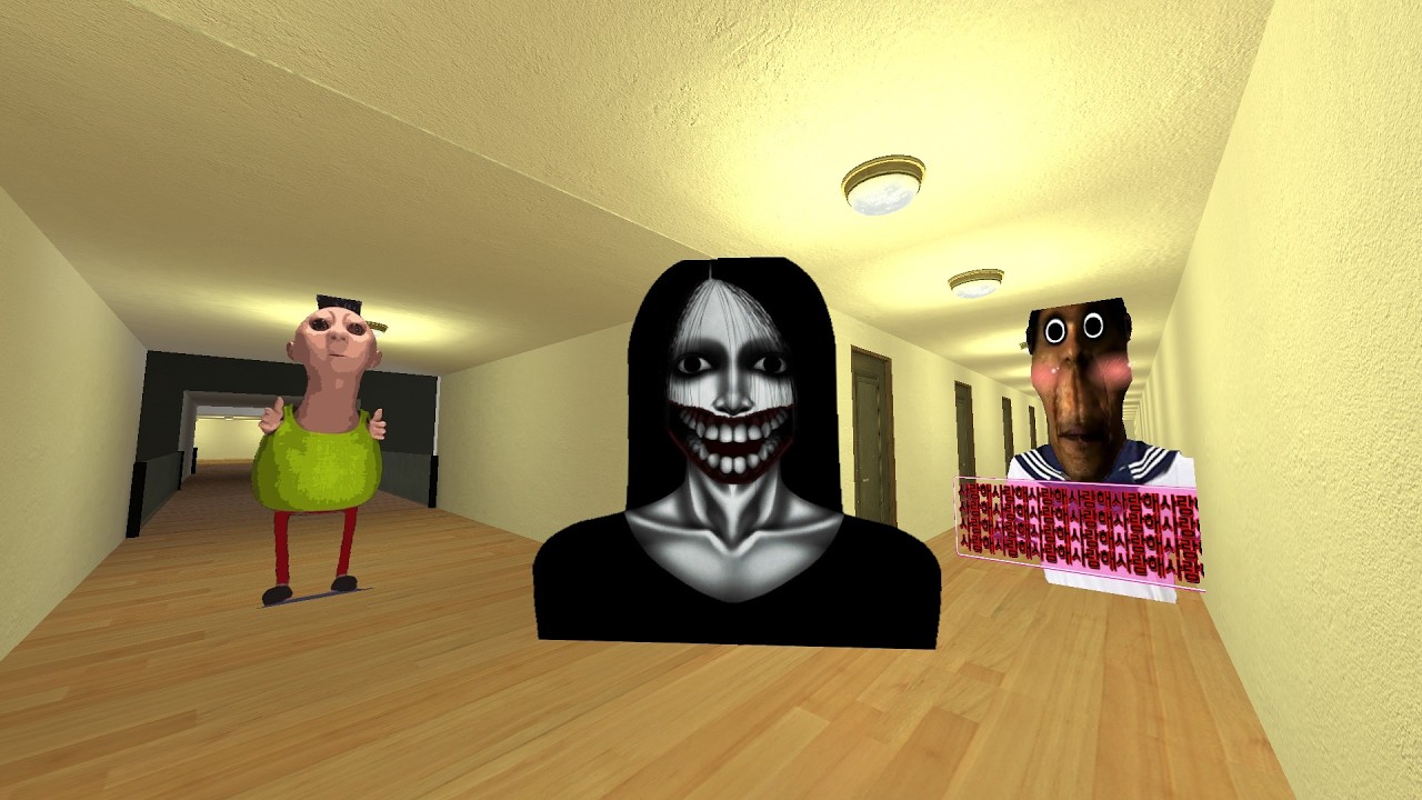 MY NAME IS YYY CTP ALLIHO HAMOOD AND CUTE OBUNGA IN LIMINAL HOTEL GMOD #playongmod #gmod #nextbot