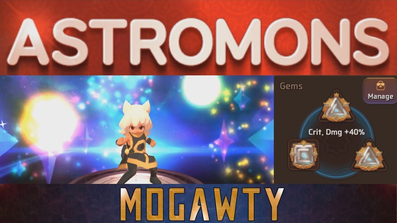 MY ASTROMONS AND THEIR GEMS! Monster Super League