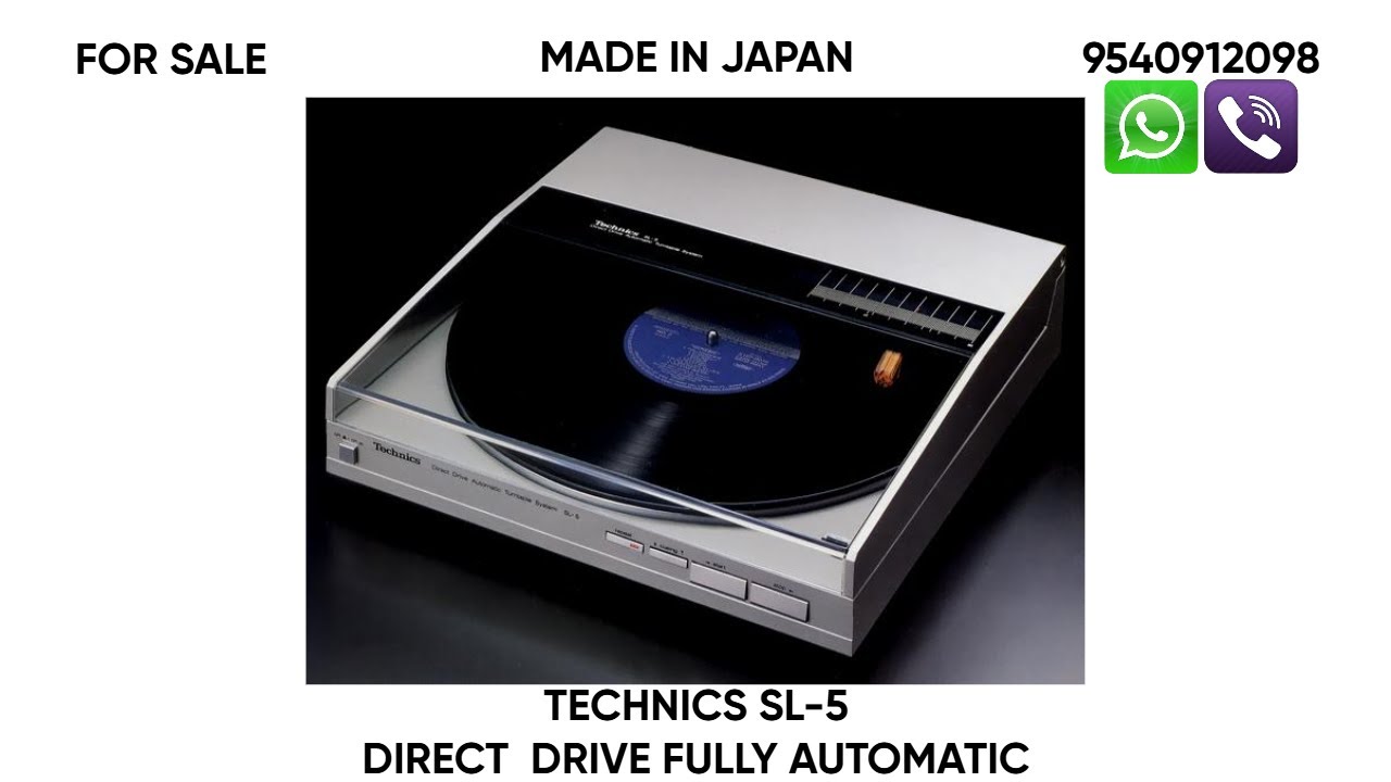 Technics SL-5 Direct Drive Fully Automatic Turntable  Contact No-9540912098