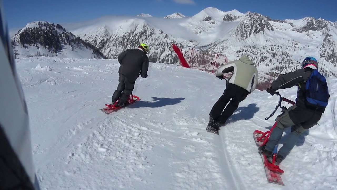 BOARDER CROSS SNOWSCOOT x4