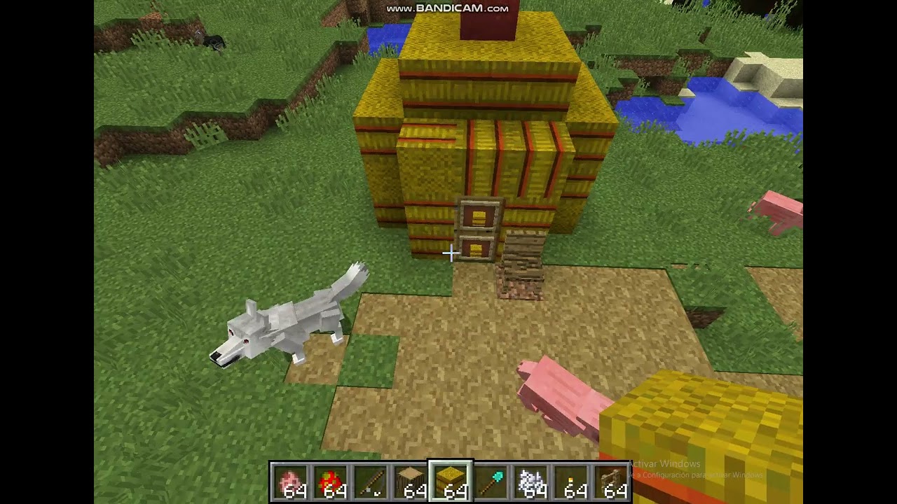 Los Tres Cerditos y el Lobo Feroz (1933) en Minecraft