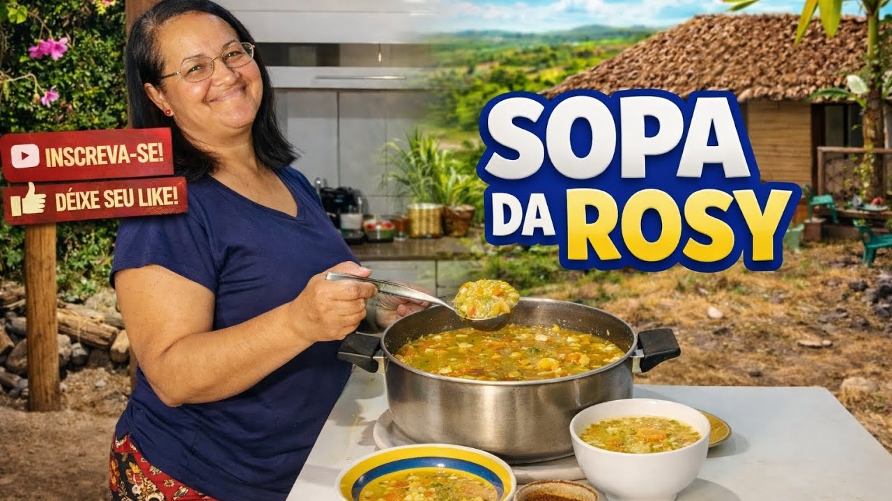 SOPA DE CARNE COM OSSO E VERDURAS |@rosyliraoficial 