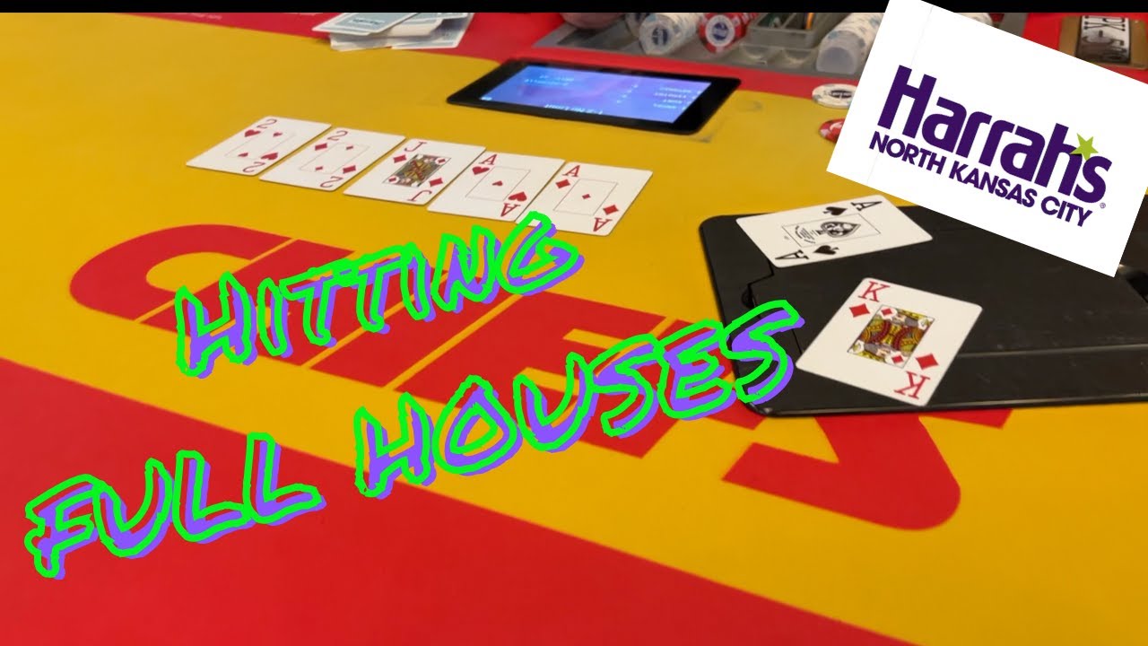 Cash Poker Vlog Hitting Full Houses Harrahs Kansas City Ep153