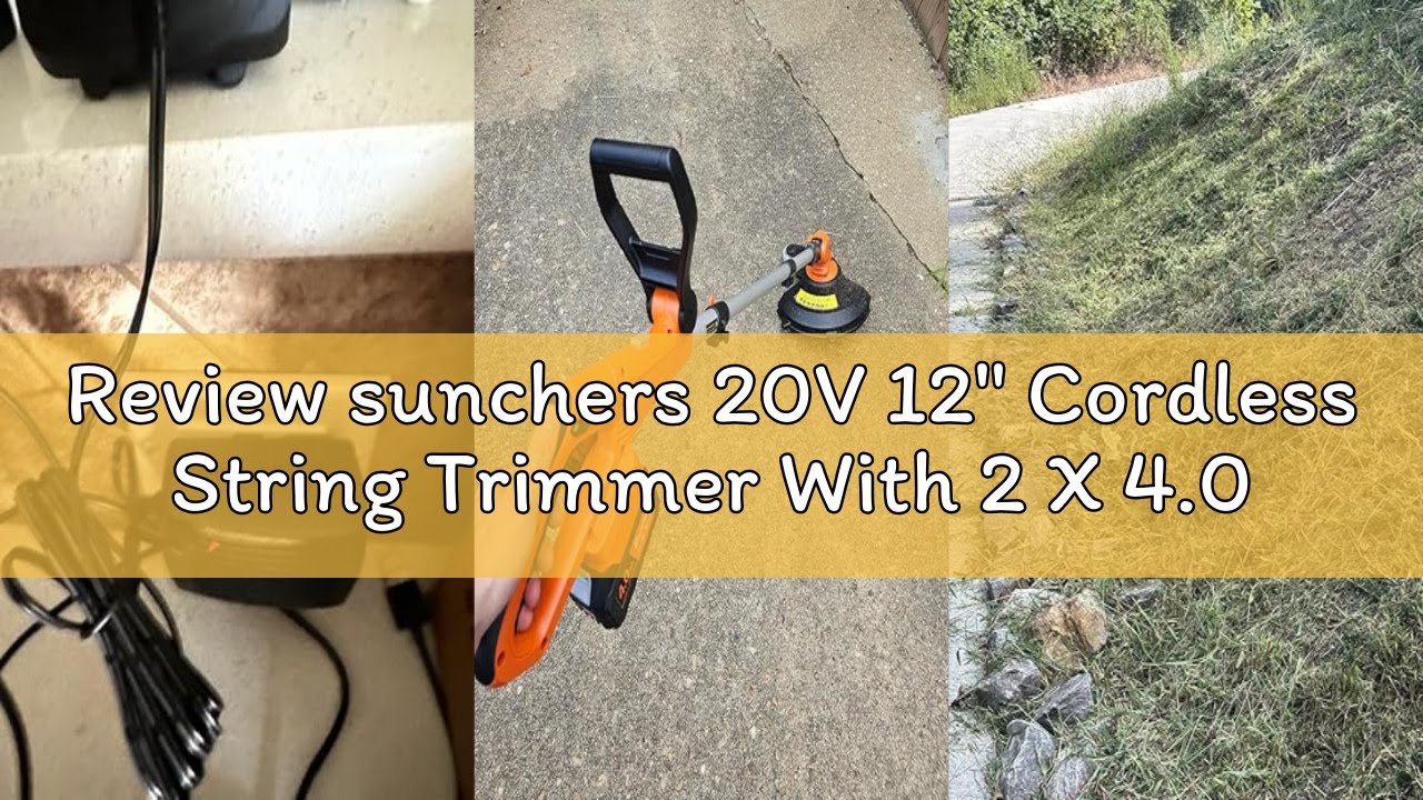 Review sunchers 20V 12