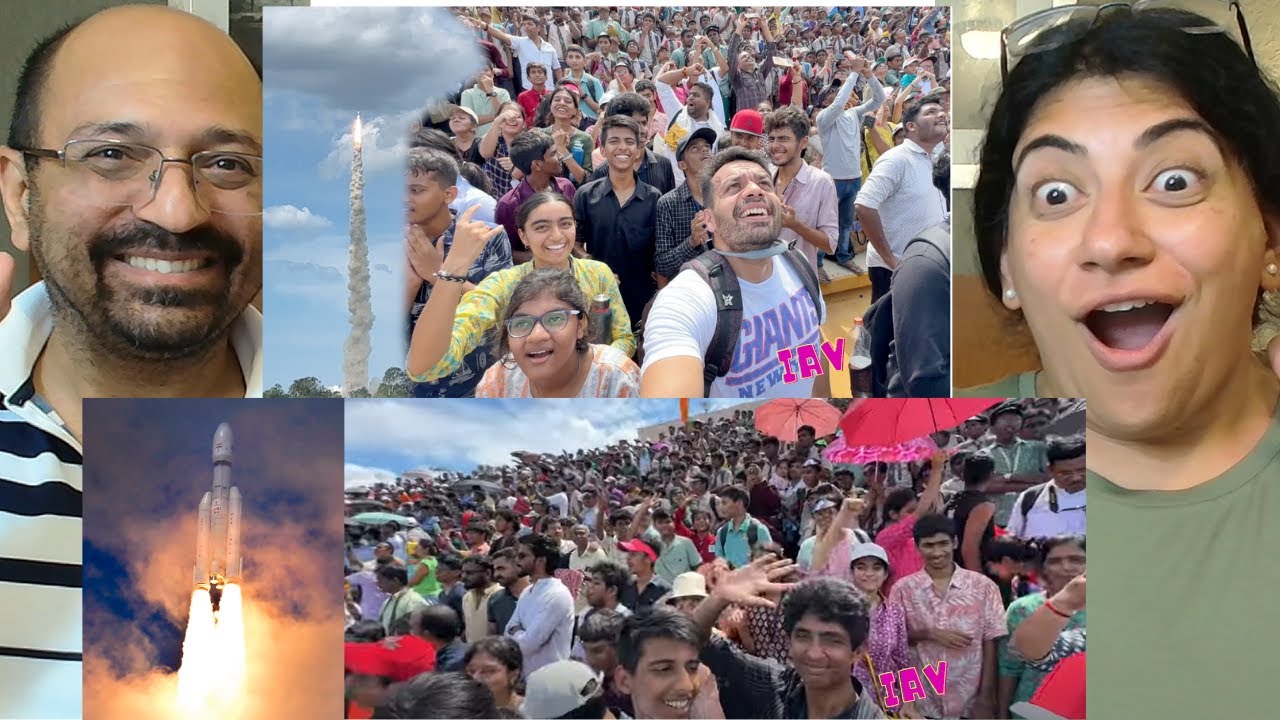Chandrayaan 3 Launch LIVE Sriharikota ISRO 2023 !!! 😱| Flying Beast | Indian Americans Reaction✨