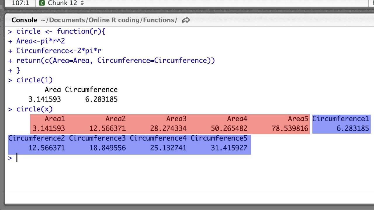 Making Functions in R