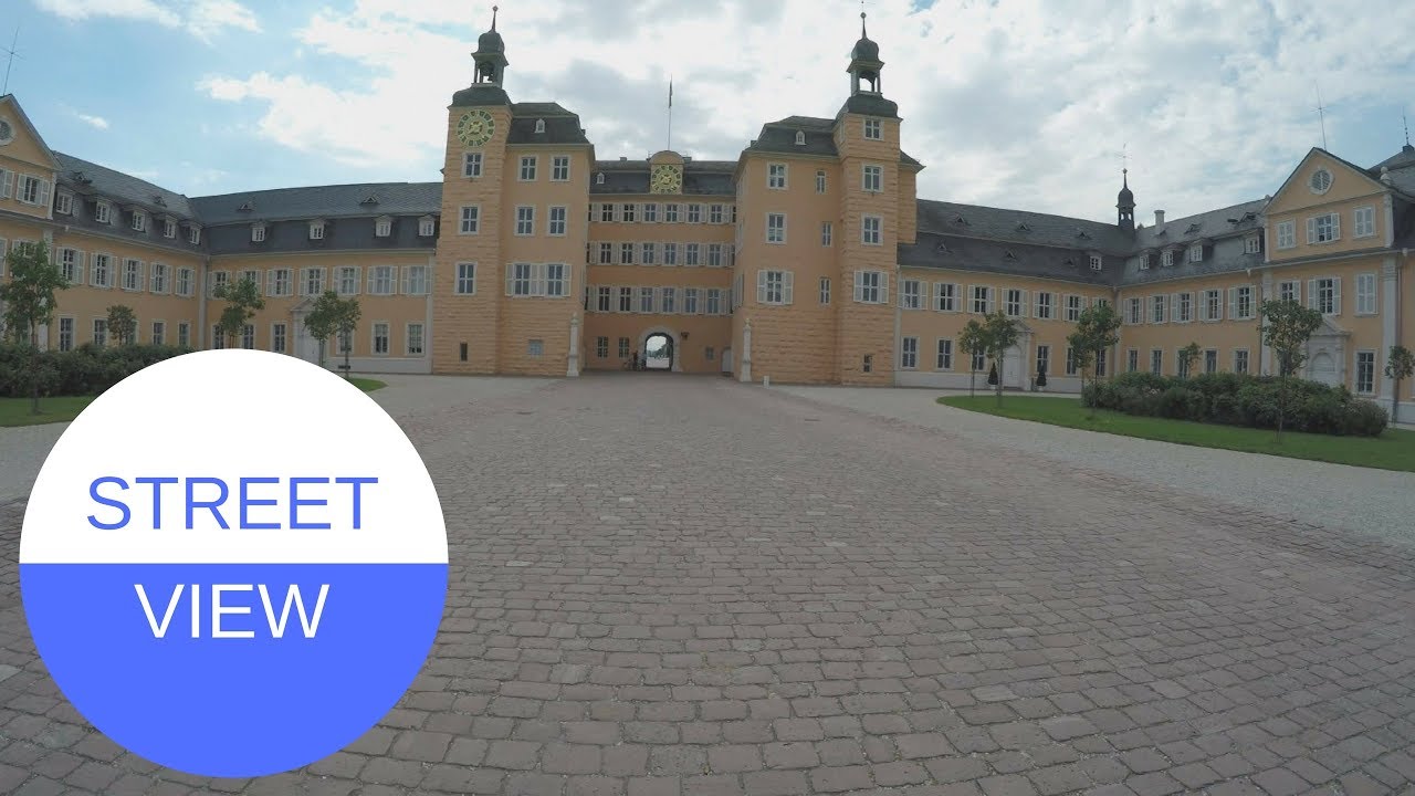 STREET VIEW in Schwetzingen in GERMANY