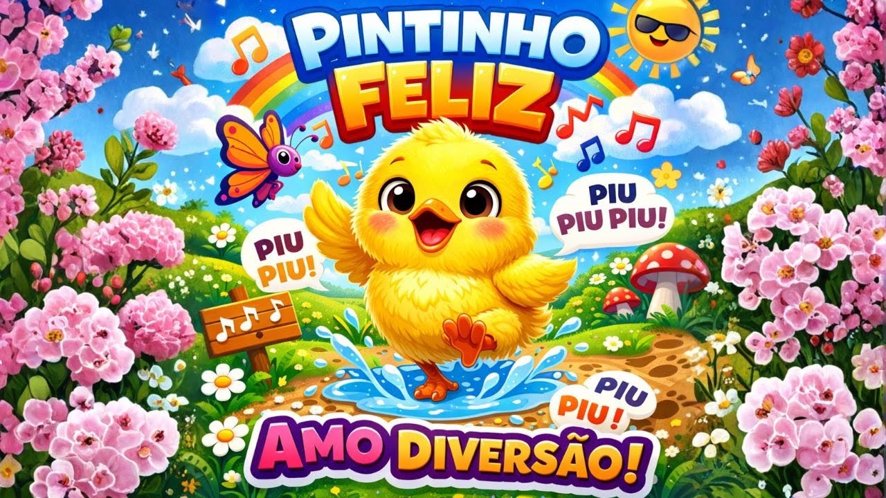 MUSICA INFANTIL - PINTINHO FELIZ QUER BRINCAR