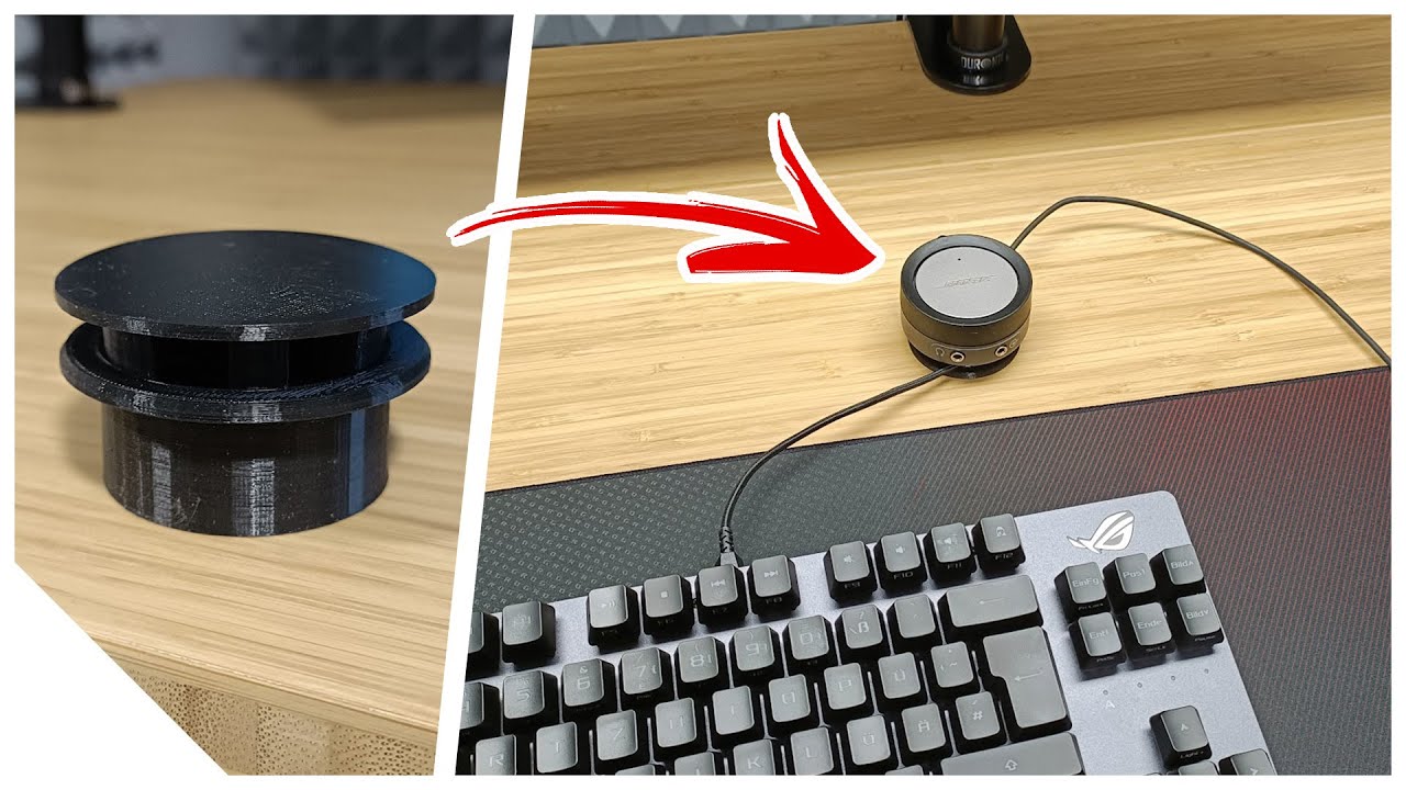 90% weniger Kabel auf dem Schreibtisch | Gaming Setup [Teil 02]