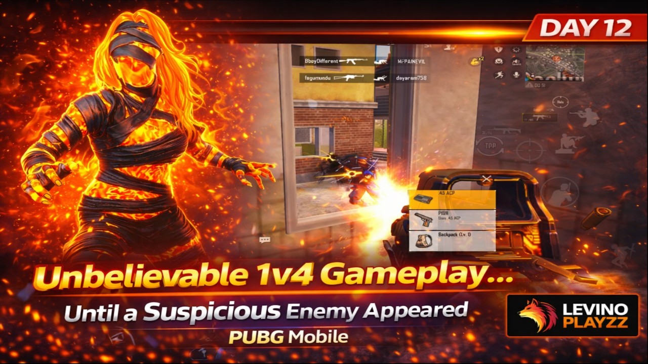 Unbelievable 1v4 Gameplay… Until a Suspicious Enemy Appeared DAY-12