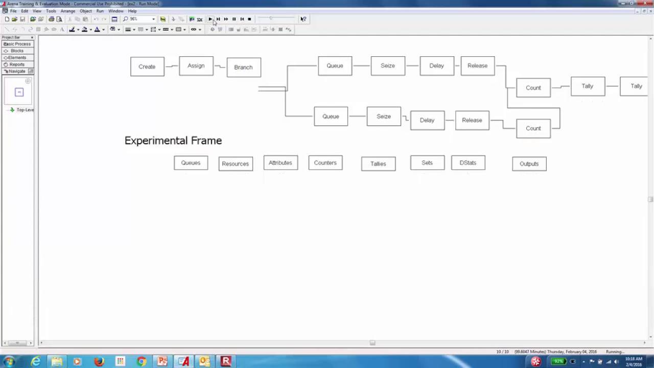Arena Lab 2-Part 2: Branch, Counters, and Sets for output analysis