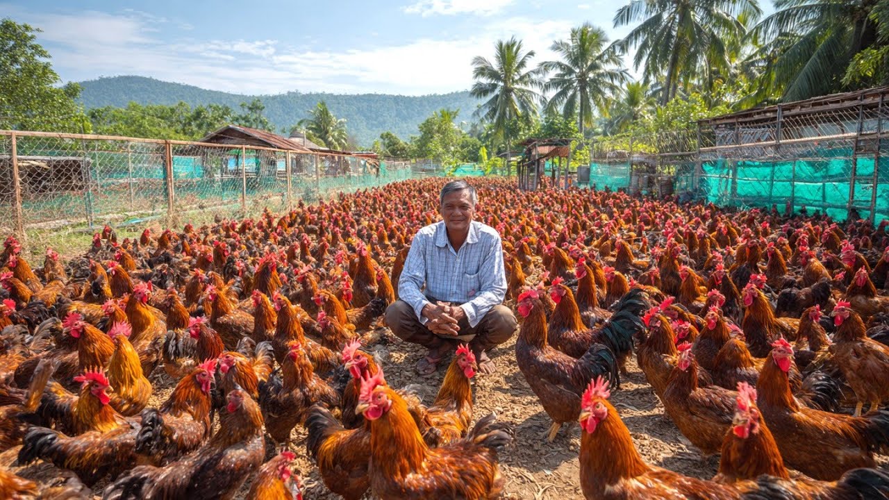Raising Free-Range Chickens Like This: Grow Fast, Harvest 15 Days Early!
