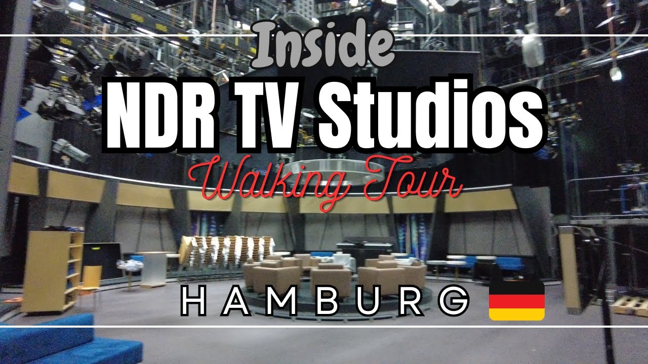 Inside the NDR TV Studios in Hamburg with backstage access, Germany, Walking tour