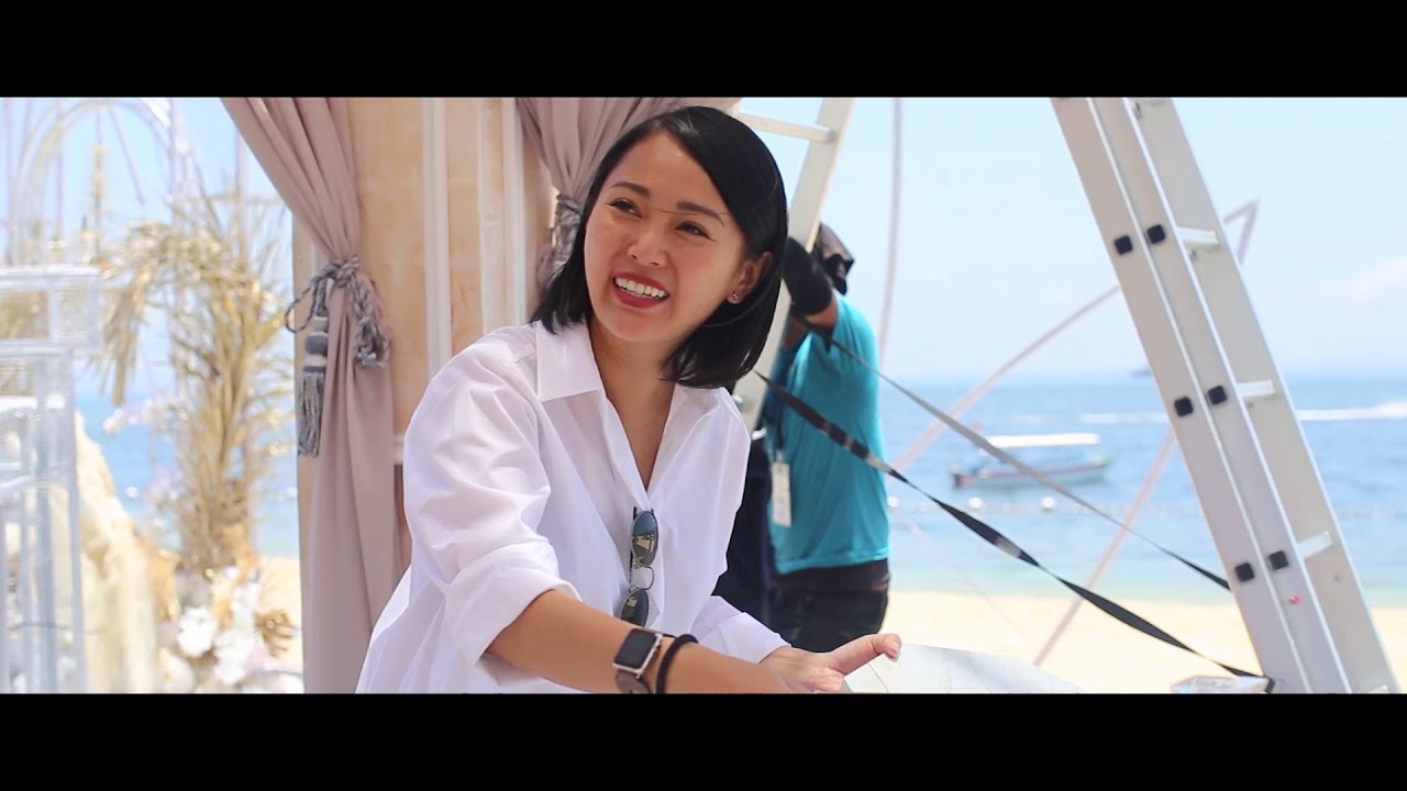 An intimate Bali wedding Setup at The Royal Santian Villas