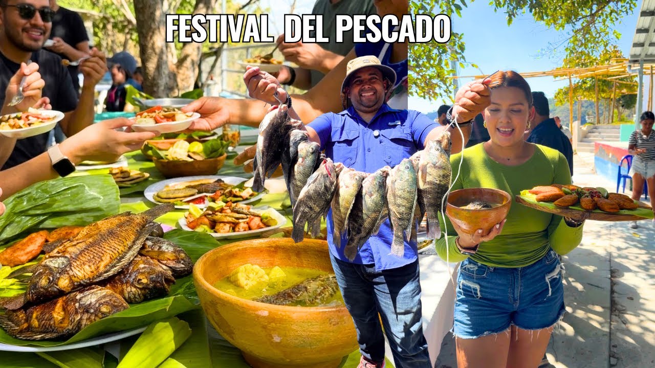 GRAN FESTIVAL DEL PESCADO, DELICIOSO PESCADO EN AIGUASHTE en la ruta panorámica 
