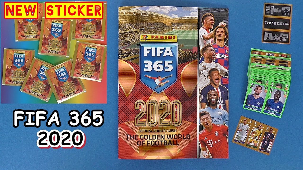 Panini Sticker Album FIFA 365 Saison 2020 new stickers Golden World of Football Lucky Bag Cromos Pan