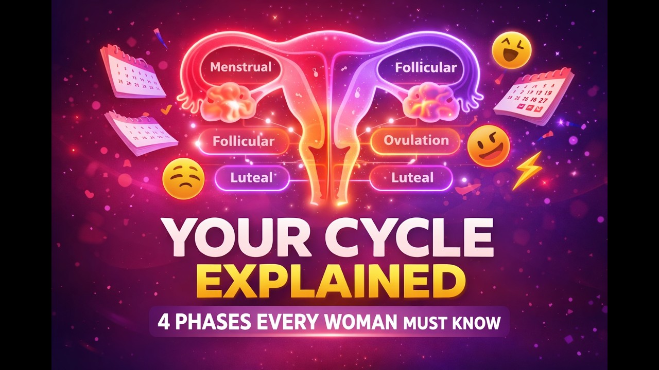 YOUR MENSTRUAL CYCLE EXPLAINED: 4 Phases Every Woman MUST Understand