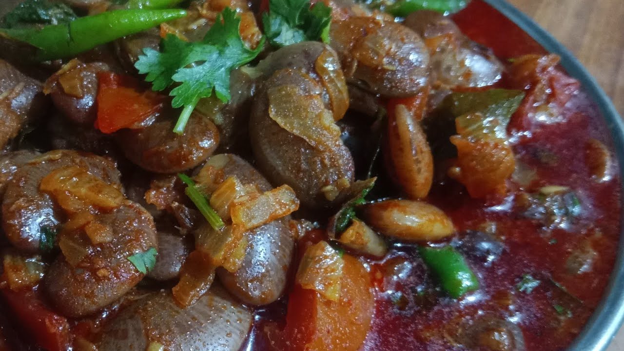 Red double beans curry 