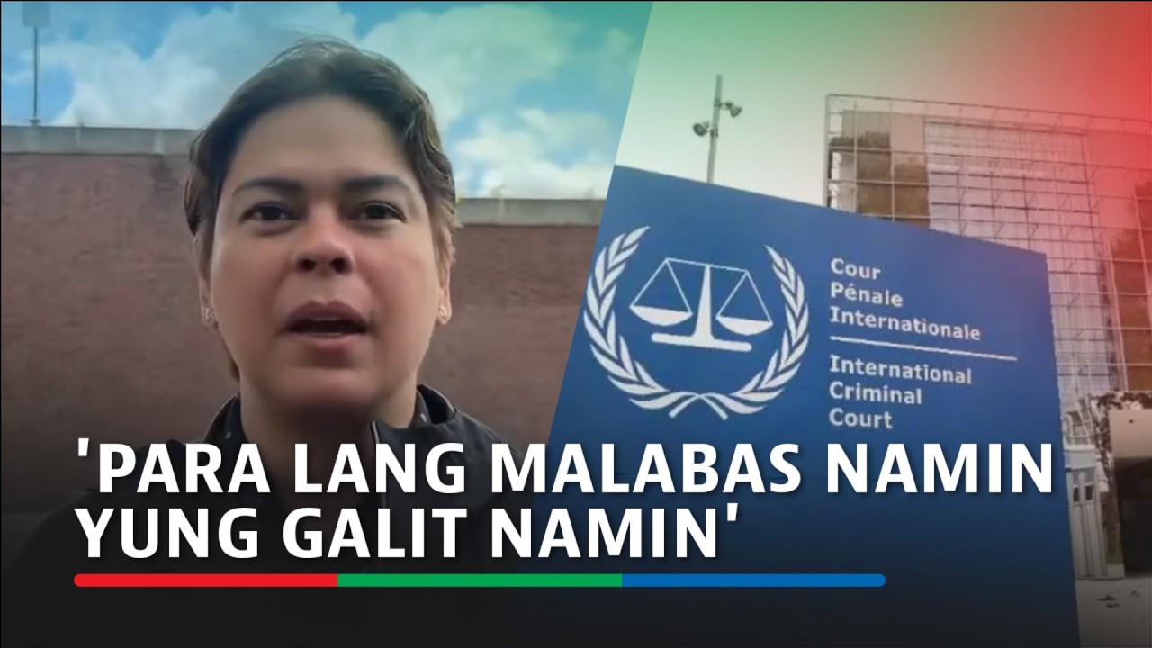 VP Sara confirms pro-Duterte rally in front of ICC this week | ABS-CBN News