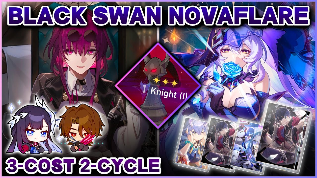 E0S0 Black Swan Novaflare Showcase | Anomaly Arbitration Knight | Honkai: Star Rail
