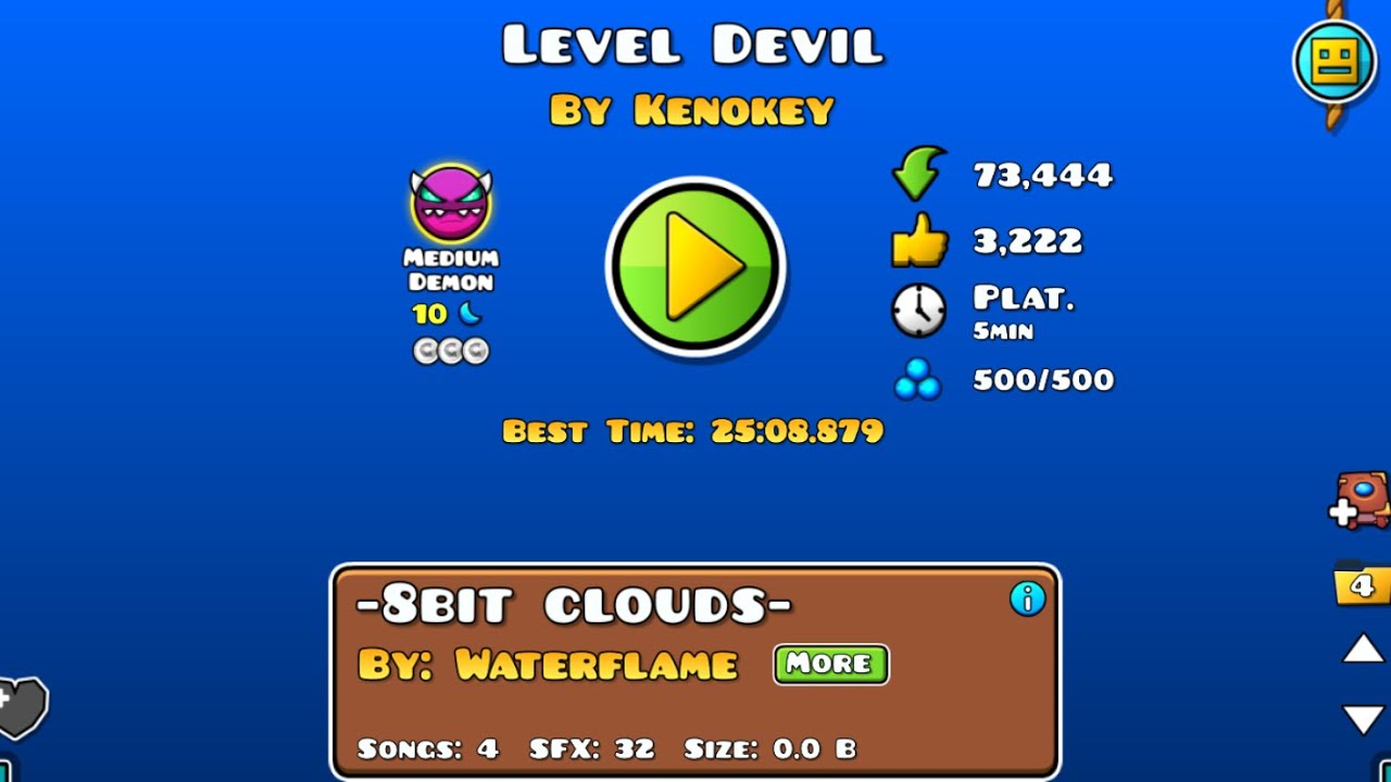 beating level devil by kenokey and showing a level im making (read desc)