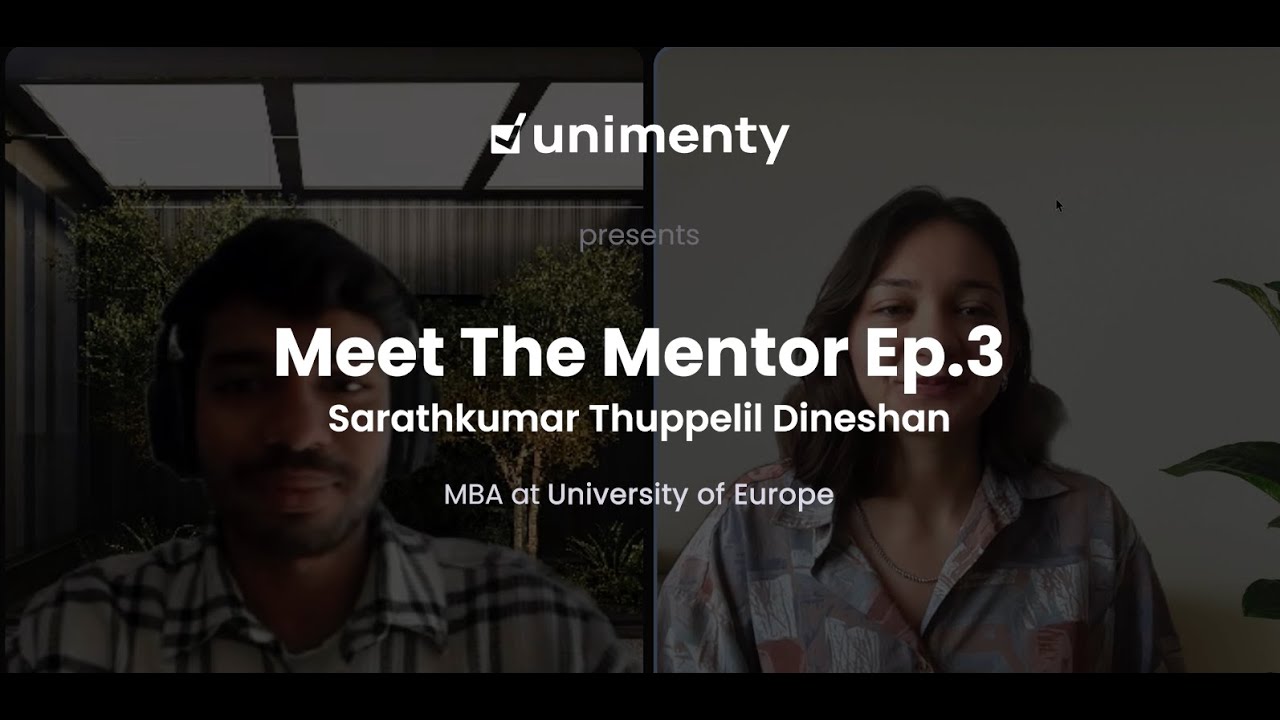 Meet the Mentor #3 &ndash; Pursuing an MBA in Berlin: Sarathkumar&rsquo;s Experience at University of Europe