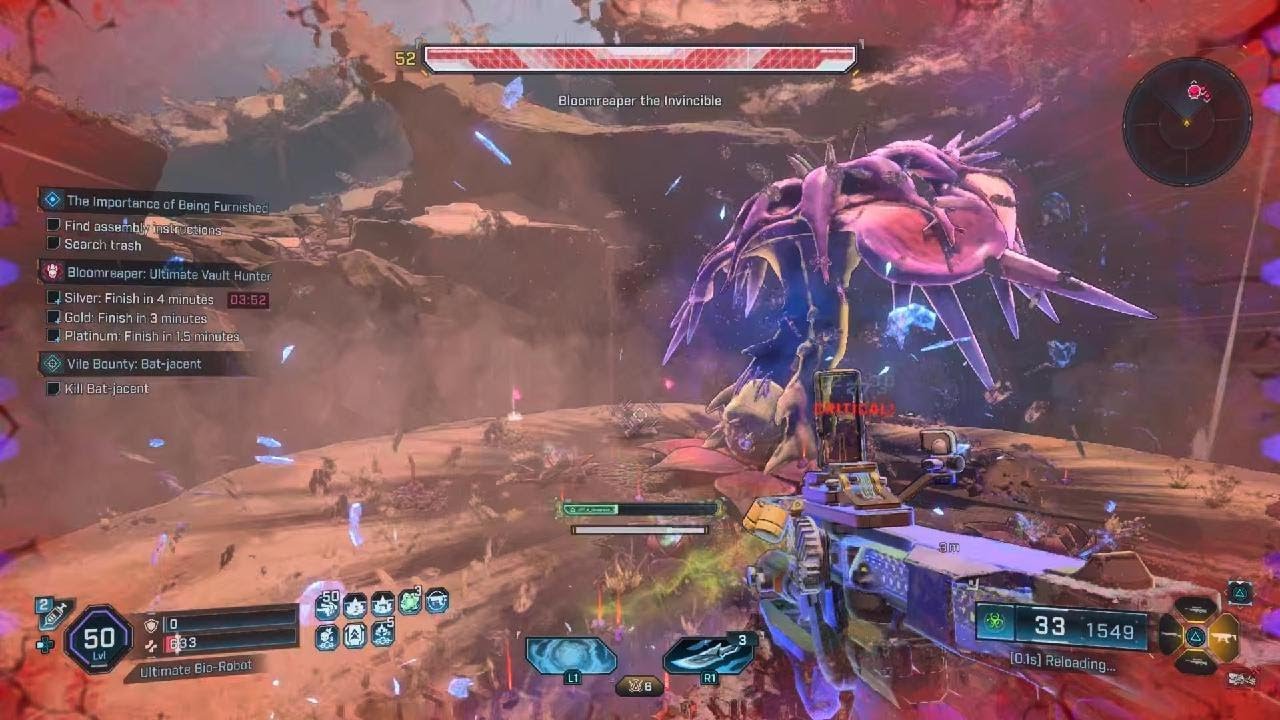 Borderlands 4: plat uvh6 Harlowe Bloomreaper Kill