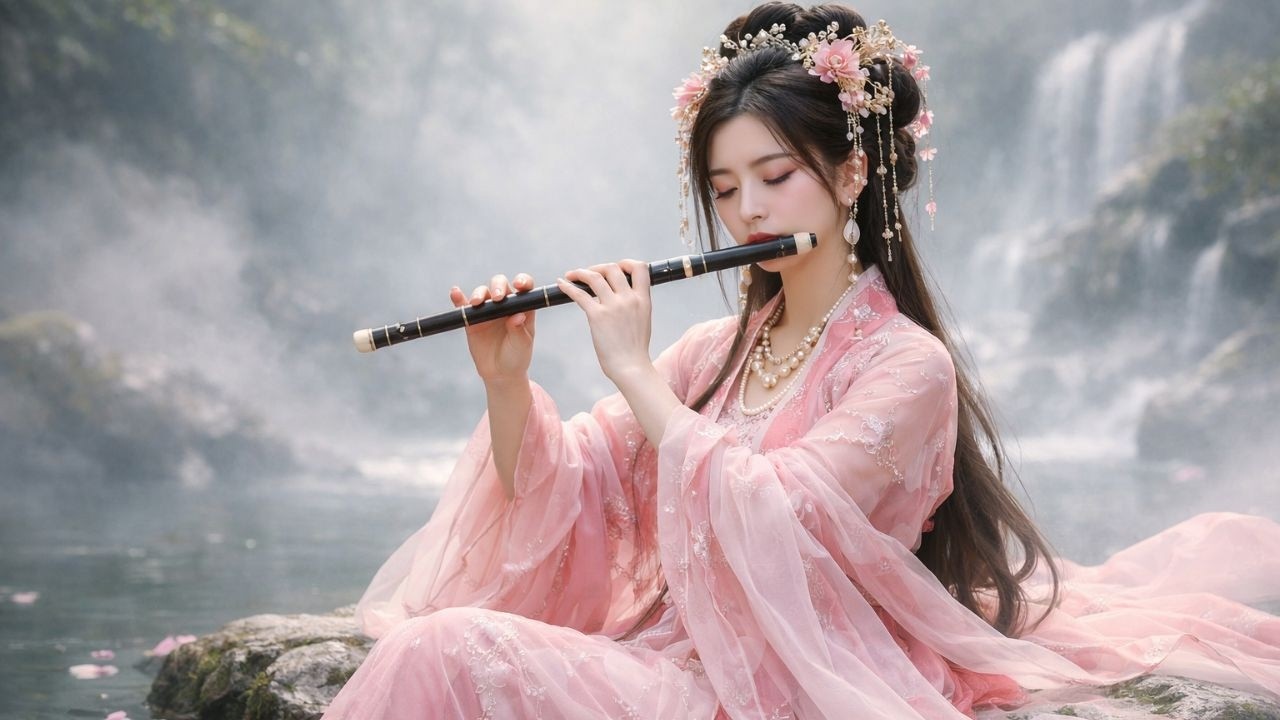 Soft Bamboo Flute, Erhu & Guzheng | Ancient Chinese Music for Relaxation@Traditional Instruments & Ambient Music