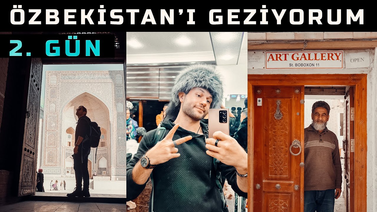 Özbekistan Sokakları, İnsanları ve Yemekleri! BUHARA VLOG