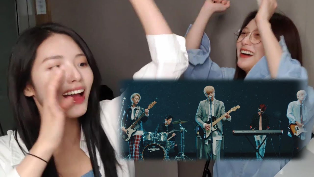 [ENG sub] fromis_9 reacts & jams to DAY6 'You Were Beautiful'