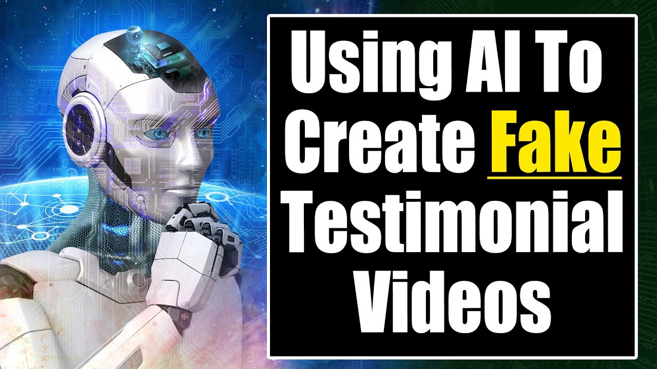 Creating A Fake Testimonial Video Using AI
