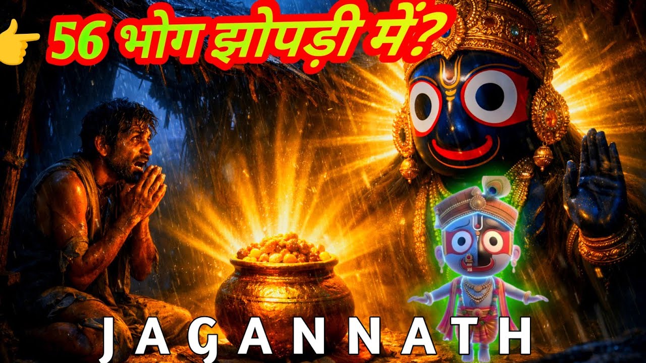 👉 56 भोग झोपड़ी में? | lord jagannath miracle story 