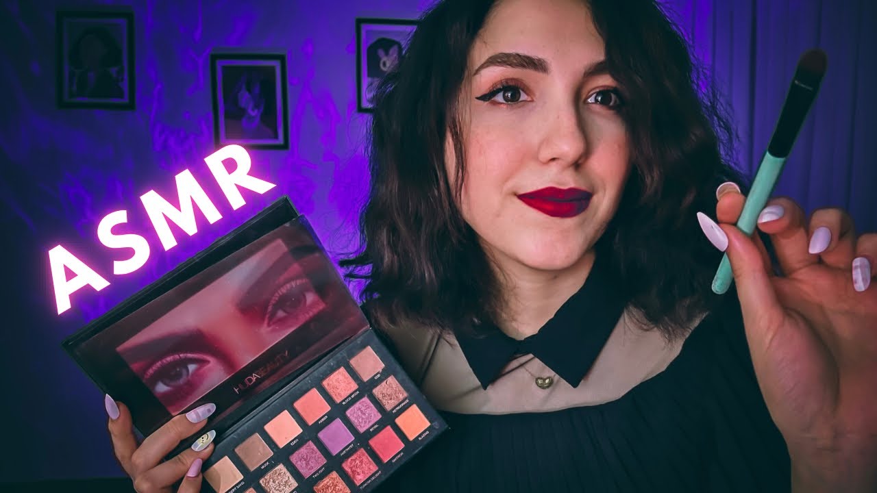 Persian ASMR~Doing Your Makeup Fast💄mouth sound👄 دوستت میکاپت میکنه و خوابت میبره