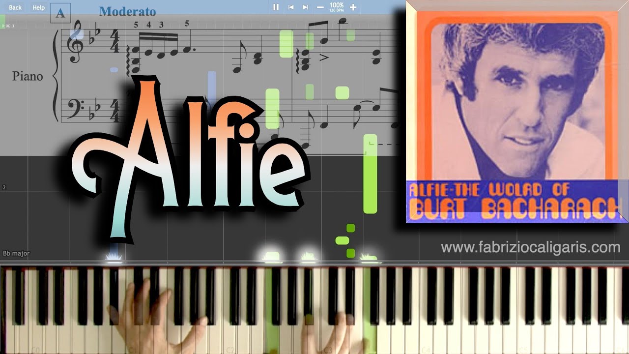 Alfie - Piano Cover - Tutorial - Sheet Music in PDF