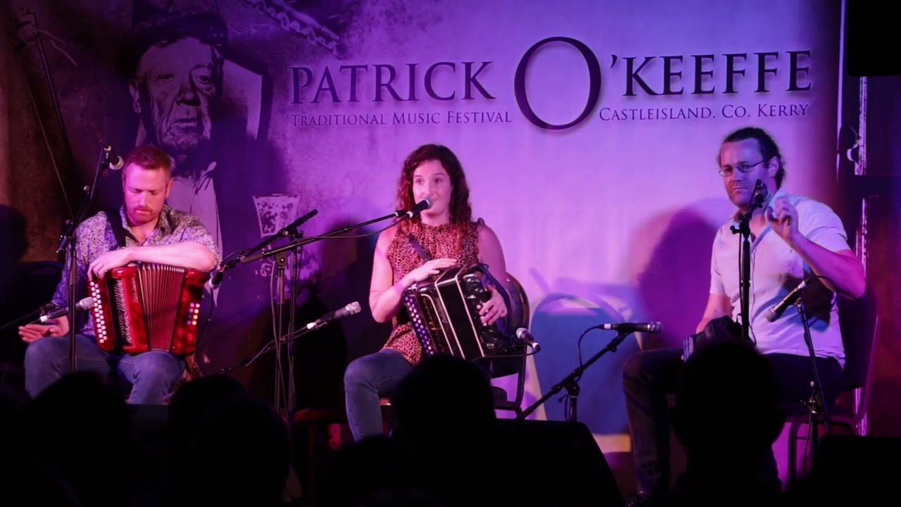 Méabh, Niall and Eoin Begley paying tribute to Séamus Begley at The Patrick O’Keeffe Festival 2023