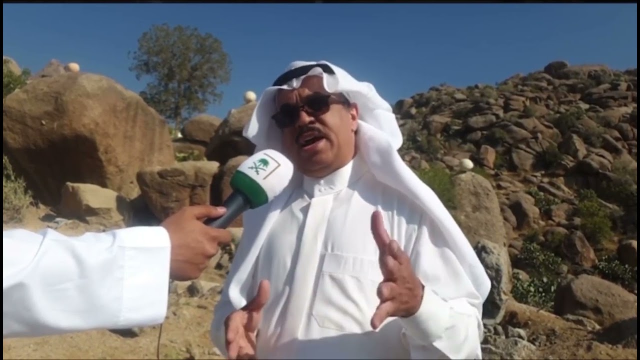 زيارة القناة السعودية لمرصد الشمس الفلكي الأثري بقرية المجاردة بثقيف