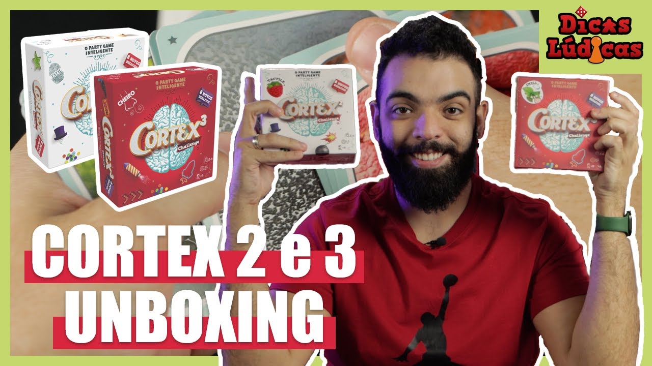 PRA DAR NÓ NO CÉREBRO! | Cortex Challenge 2 & 3 - Unboxing | Dicas Lúdicas