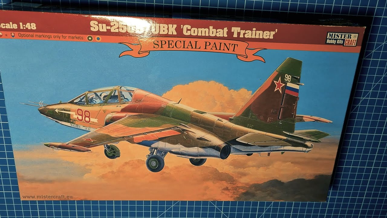 MisterCraft Sukhoi Su-25UB/UBK Combat Trainer - scale 1/48  - model kit prewiev.