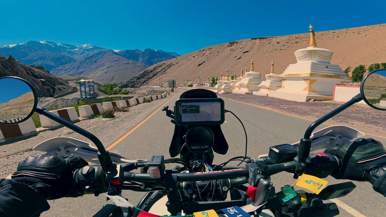 Srinagar - Leh Highway | Himalayan 450 Raw Exhaust Sound [4K POV]