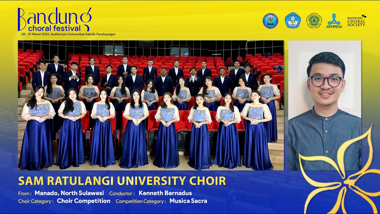 [BCF2022-030] SAM RATULANGI UNIVERSITY CHOIR - MUSICA SACRA
