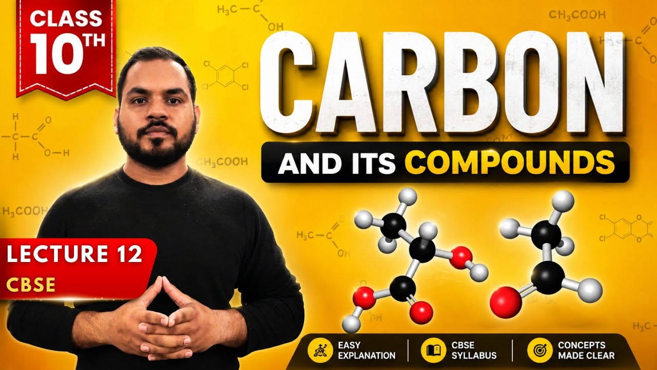CARBON AND IT'S COMPOUNDS|P-12|(CHEMICAL PROPERTIES OF CARBON COMPOUNDS)