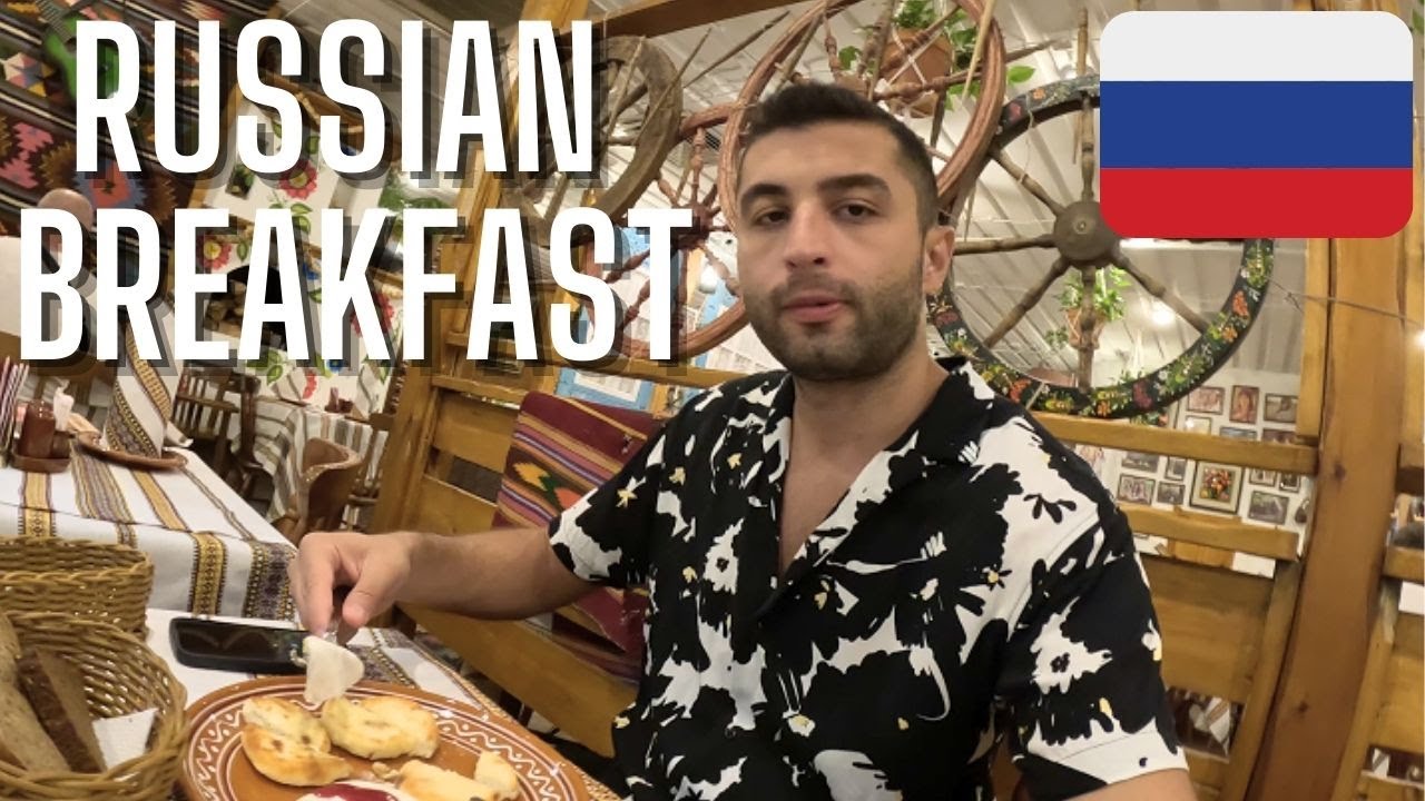 RUSSIAN BREAKFAST Like a Local in Moscow!🇷🇺