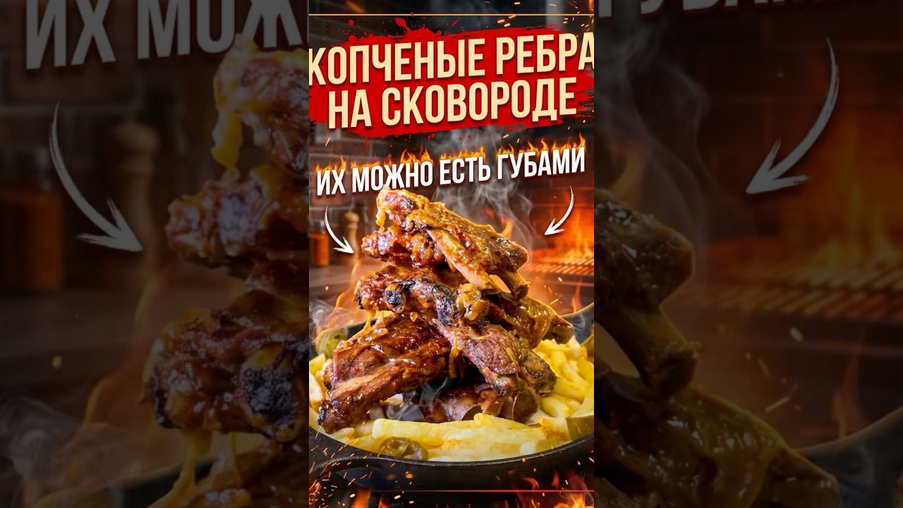 Копчёные рёбра на сковородке- лучше чем в жены !